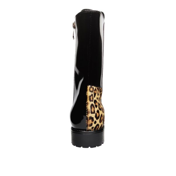 All Weather Boots pony leopard BACK